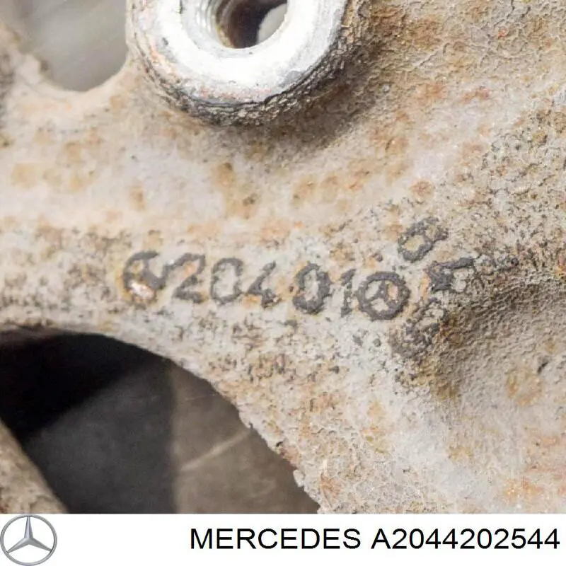 A2044202544 Mercedes chapa protectora contra salpicaduras, disco de freno delantero izquierdo