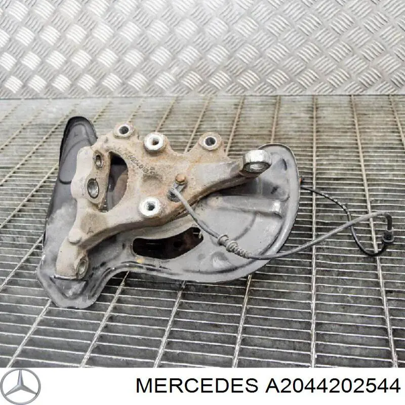 Protector del disco de freno delantero izquierdo A2044200744 Mercedes