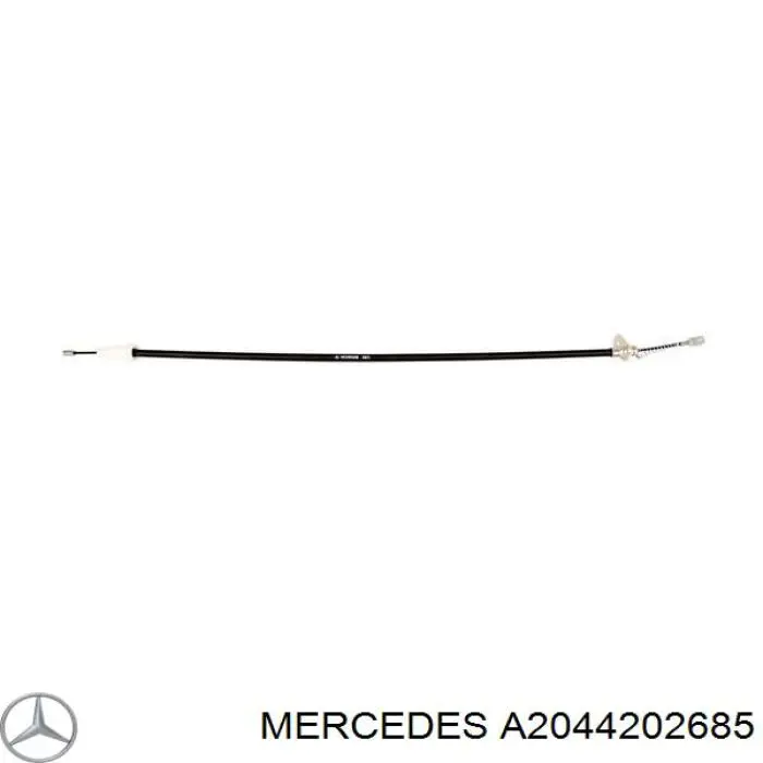 A2044202685 Mercedes cable de freno de mano trasero derecho/izquierdo