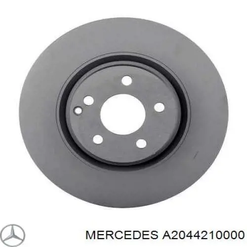 A2044210000 Mercedes disco de freno delantero