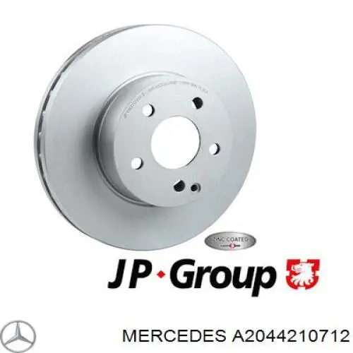 Frenos delanteros Mercedes A2044210712 precio, desde 46,07 EUR