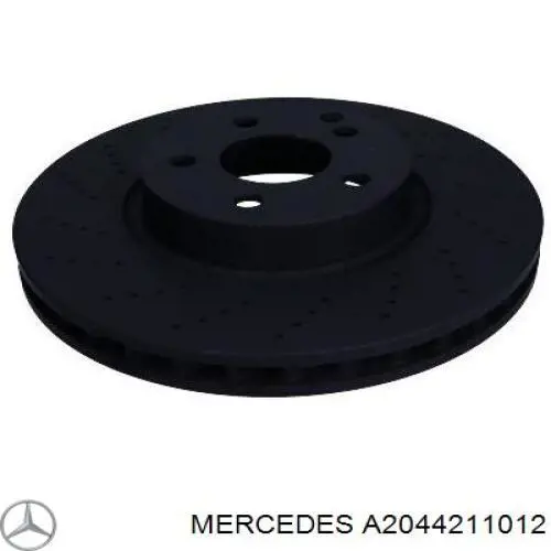 Disco de freno delantero Mercedes A2044211012
