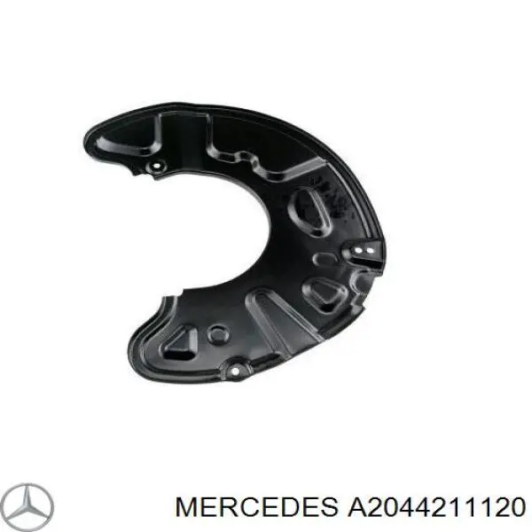 Chapa protectora contra salpicaduras, disco de freno delantero izquierdo para Mercedes C (W204)