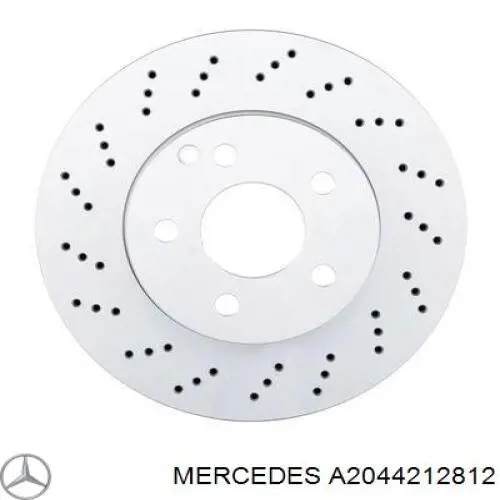 Comprar A2044212812 Mercedes Freno de disco delantero