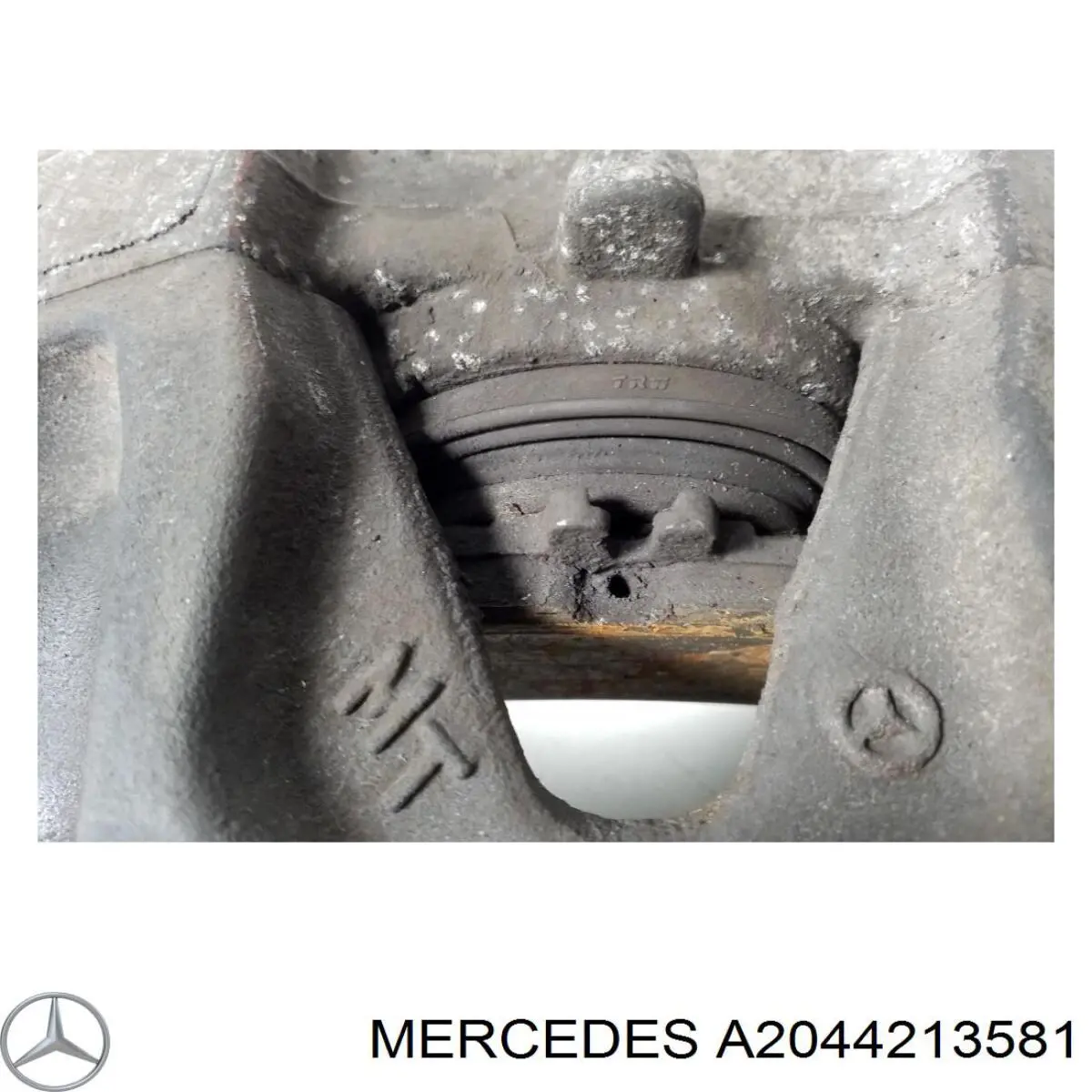 Pinza de freno, Eje delantero izquierda Mercedes A2044213581