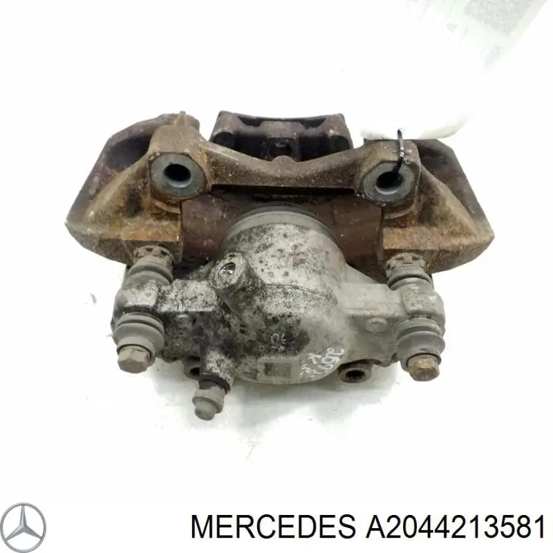 Pinza de freno delantera izquierda A2044213581 Mercedes