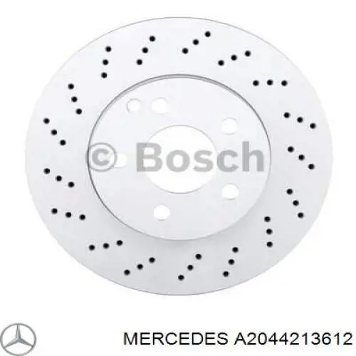 Comprar A2044213612 Mercedes Freno de disco delantero