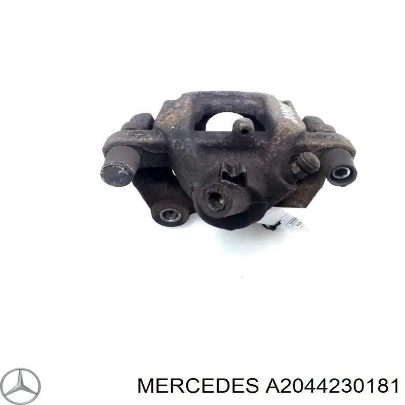 Pinza de freno trasera izquierda A2044230181 Mercedes