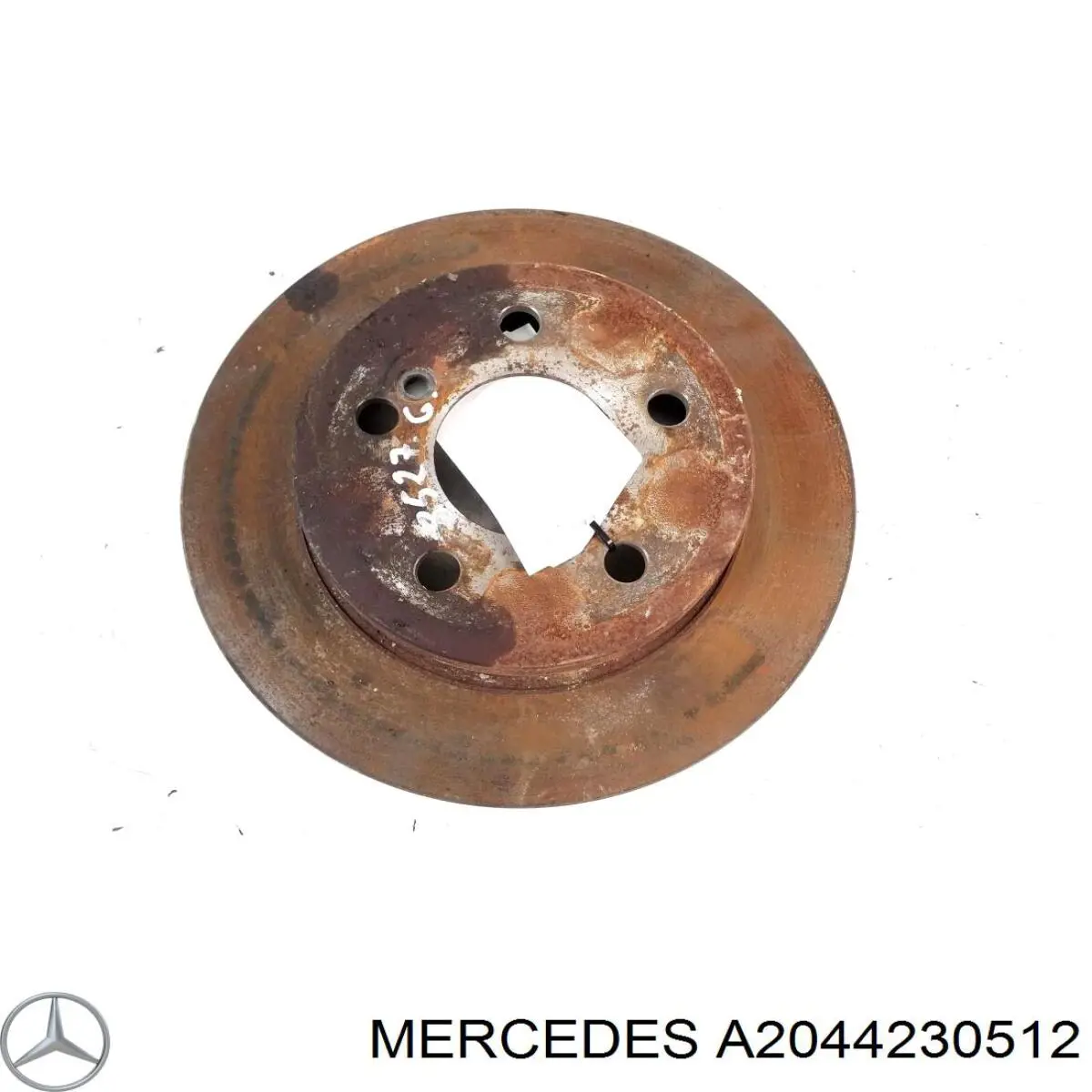 Disco de freno trasero Mercedes A2044230512 precio, desde 27,30 EUR