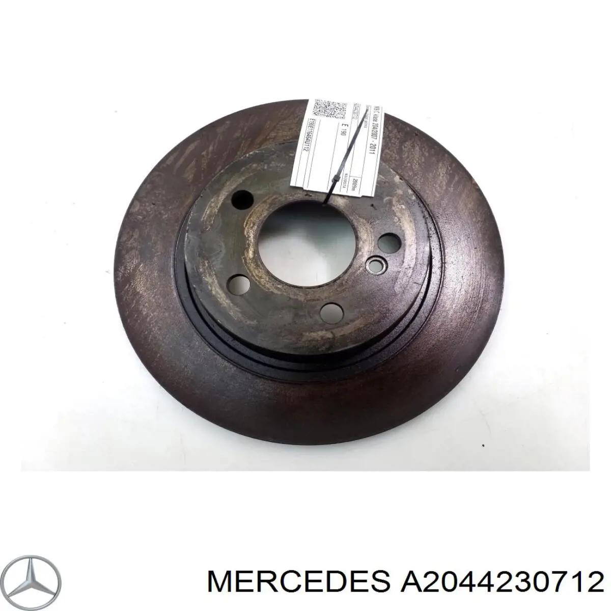 A2044230712 Mercedes disco de freno trasero