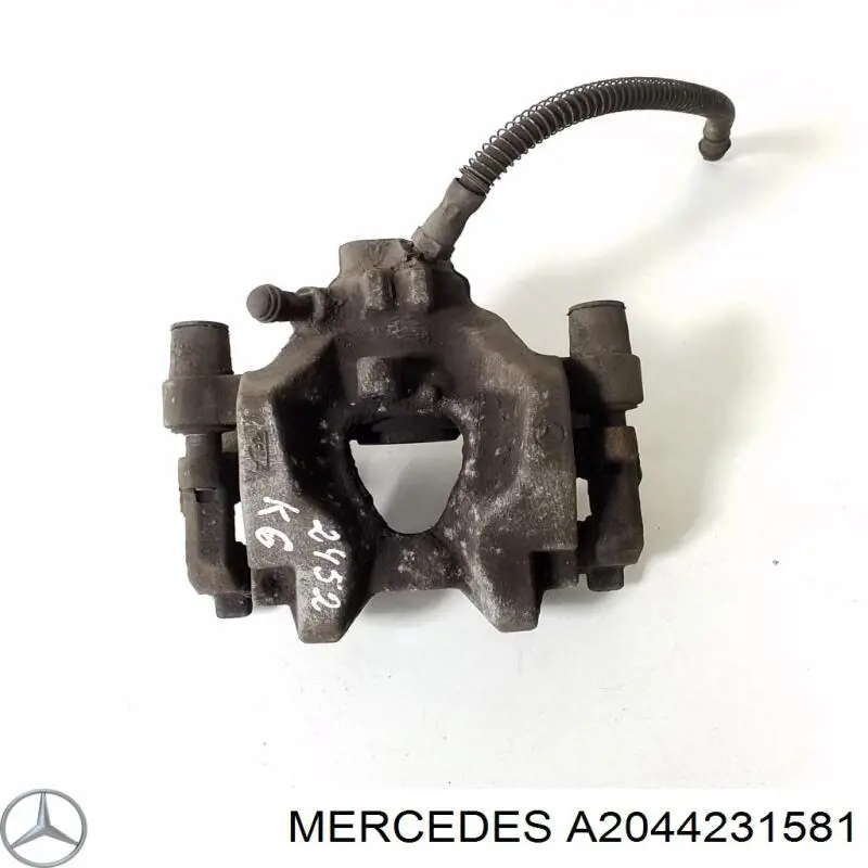 A2044231581 Mercedes pinza de freno trasera izquierda