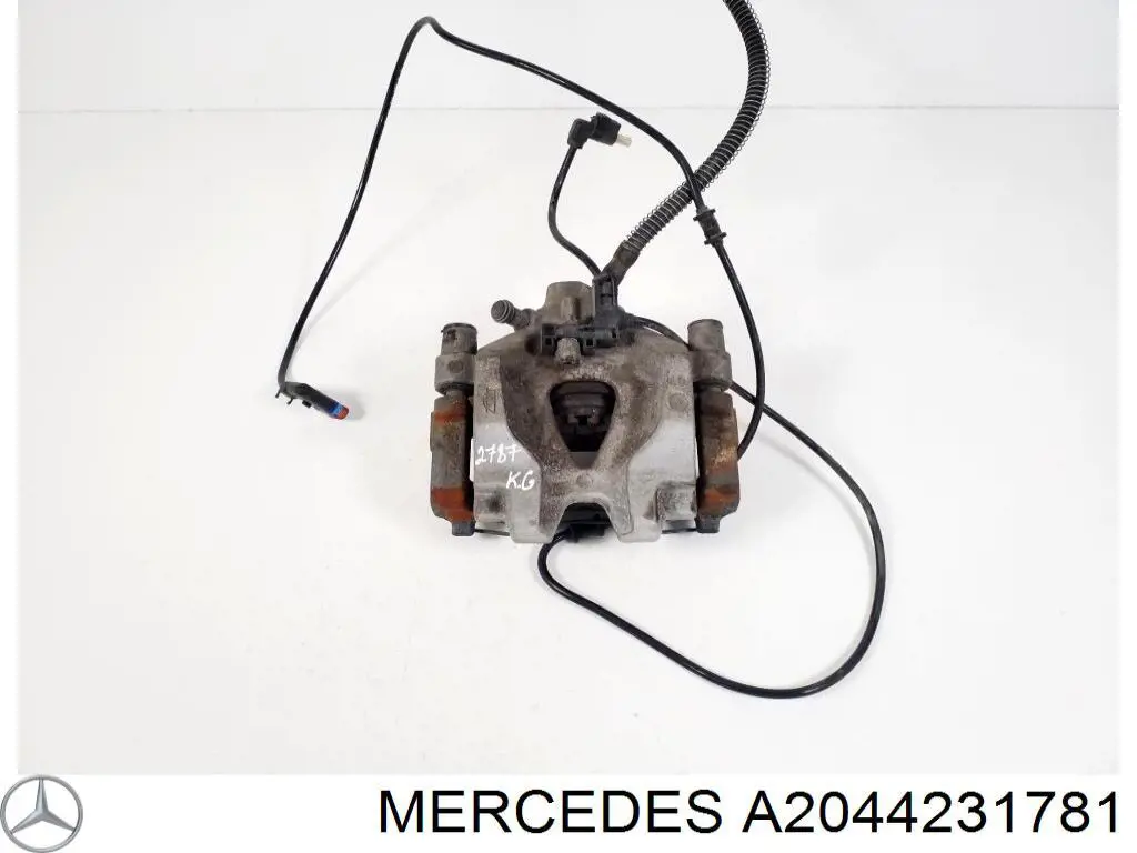 A204423178164 Mercedes pinza de freno trasera izquierda