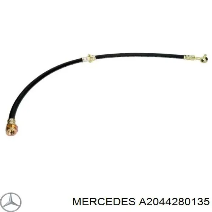 Tubo flexible de frenos delantero Mercedes A2044280135