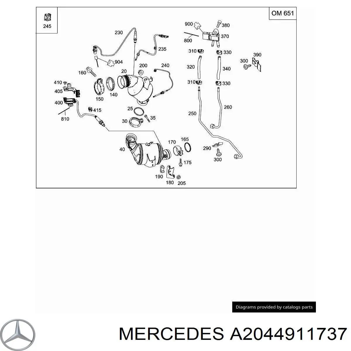 A2044911737 Mercedes