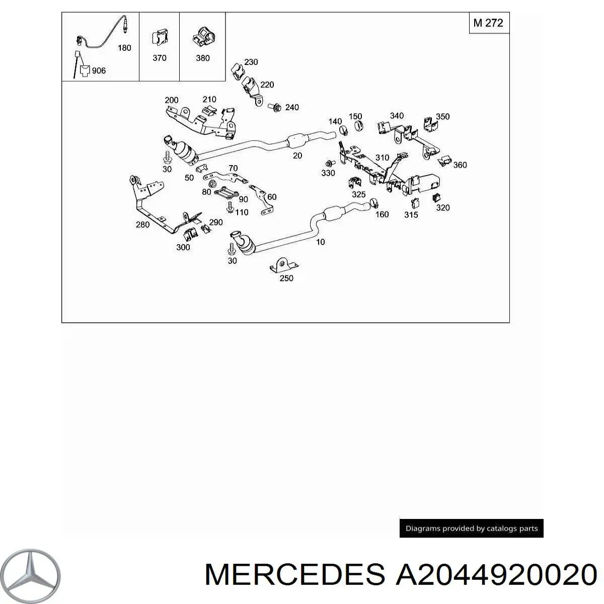  Mercedes A2044920020 precio, desde 43,78 EUR