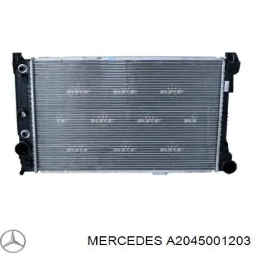 A2045001203 Mercedes radiador