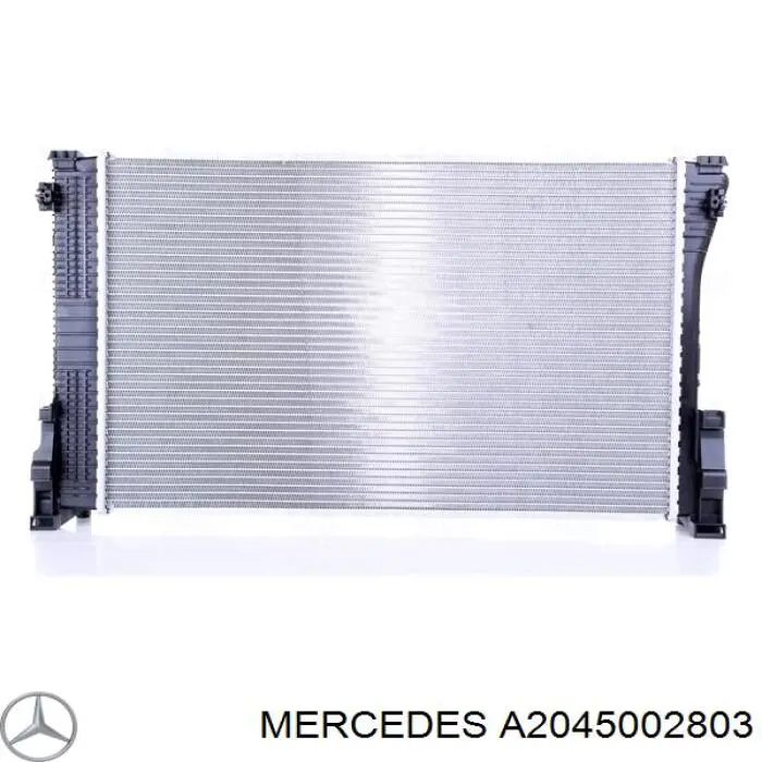 A2045002803 Mercedes radiador refrigeración del motor