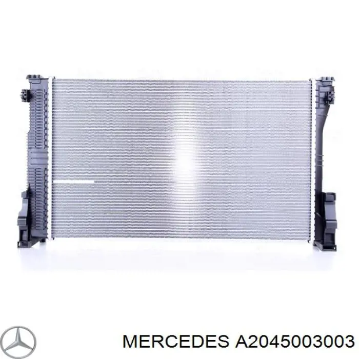 A2045003003 Mercedes radiador refrigeración del motor