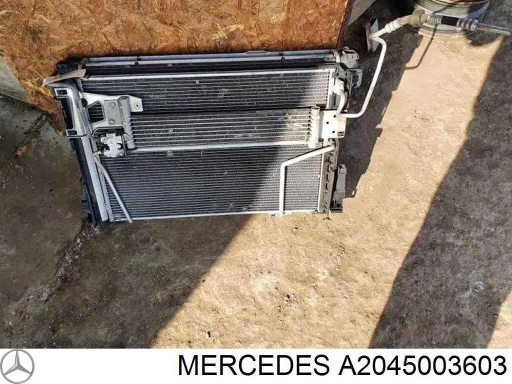 A2045003603 Mercedes radiador refrigeración del motor