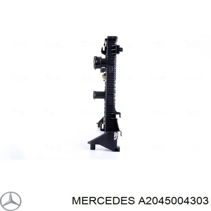 A2045004303 Mercedes radiador refrigeración del motor