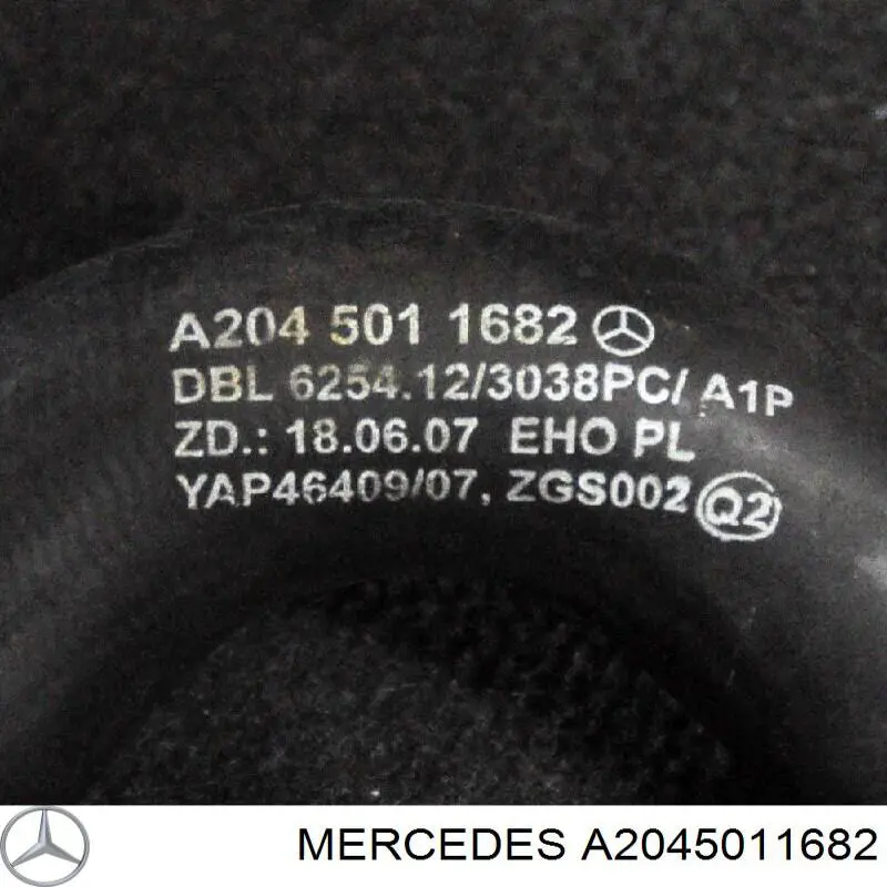 Manguera inferior del radiador Mercedes A2045011682 precio, desde 27,78 EUR