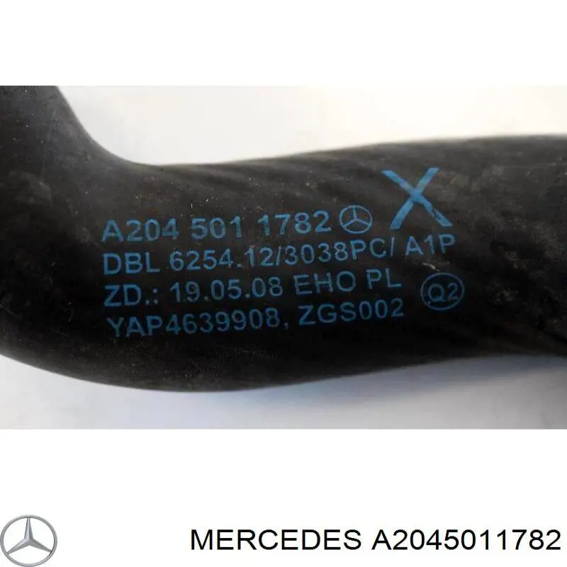 Manguera inferior del radiador Mercedes A2045011782 precio, desde 33,89 EUR
