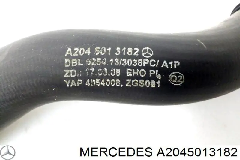 Manguera superior del radiador Mercedes A2045013182 precio, desde 31,05 EUR