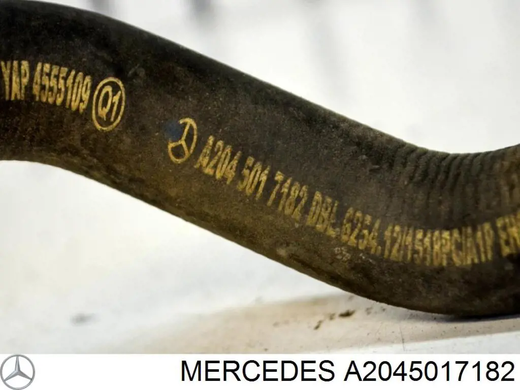 Manguera inferior del vaso de expansión A2045017182 Mercedes