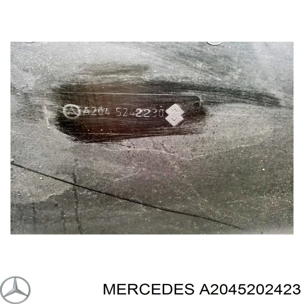 A2125202623 Mercedes Aislante de capó de motor