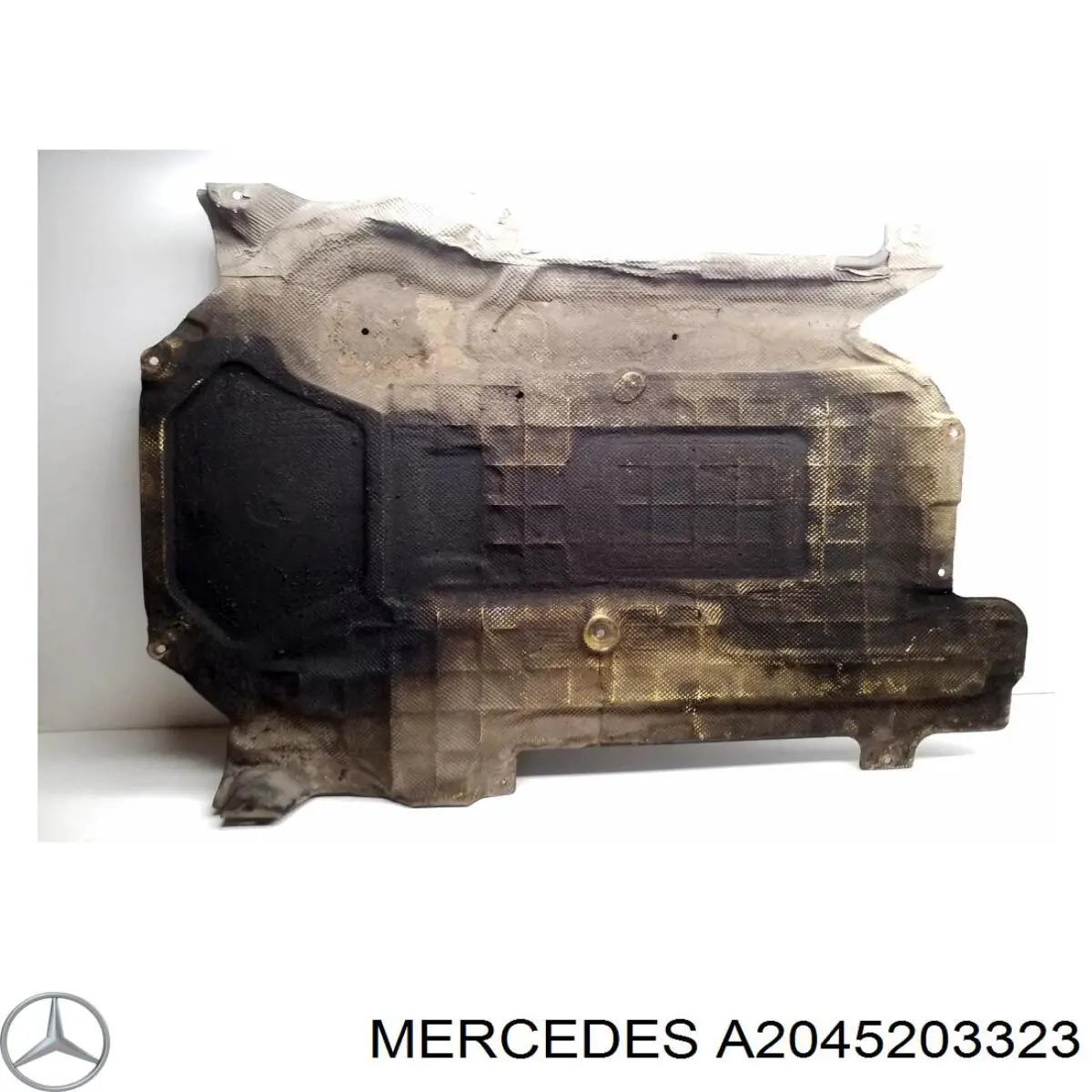 Protección trasera del motor A2045203323 Mercedes