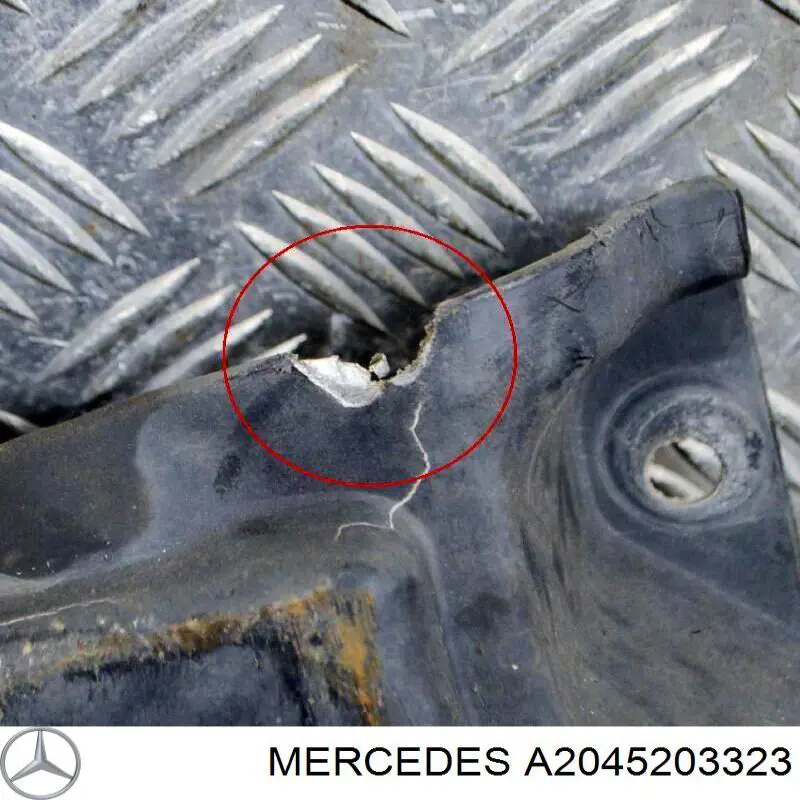 Comprar A2045203323 Mercedes Protección trasera del motor