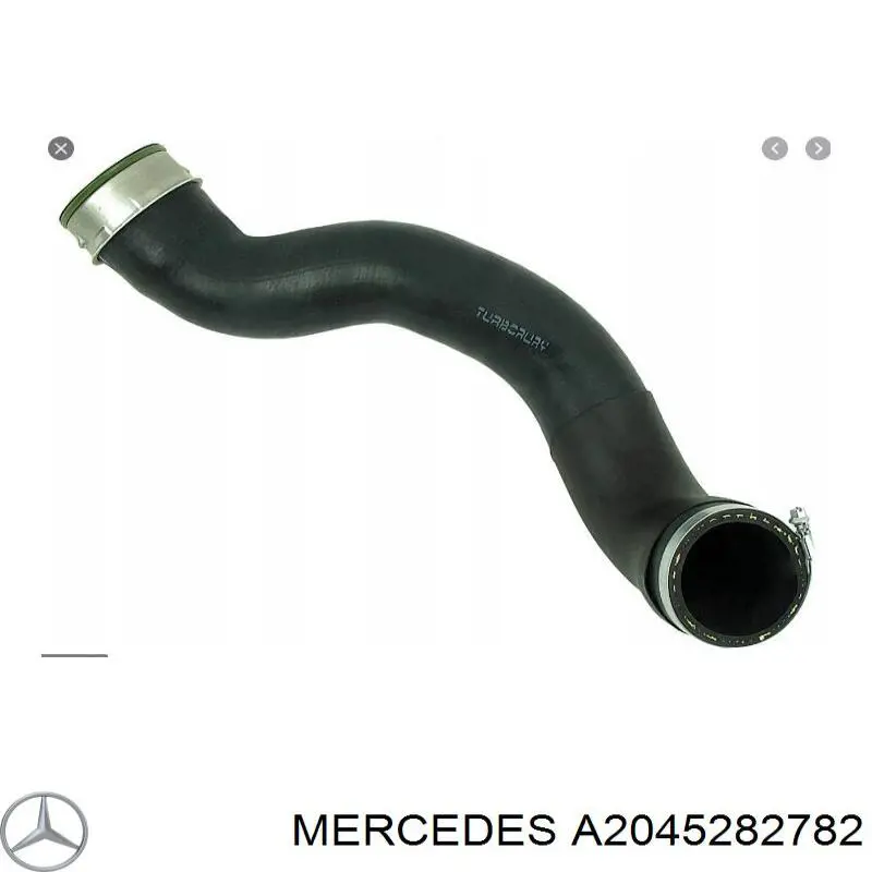 Manguito intercooler izquierdo para Mercedes GLK (X204)