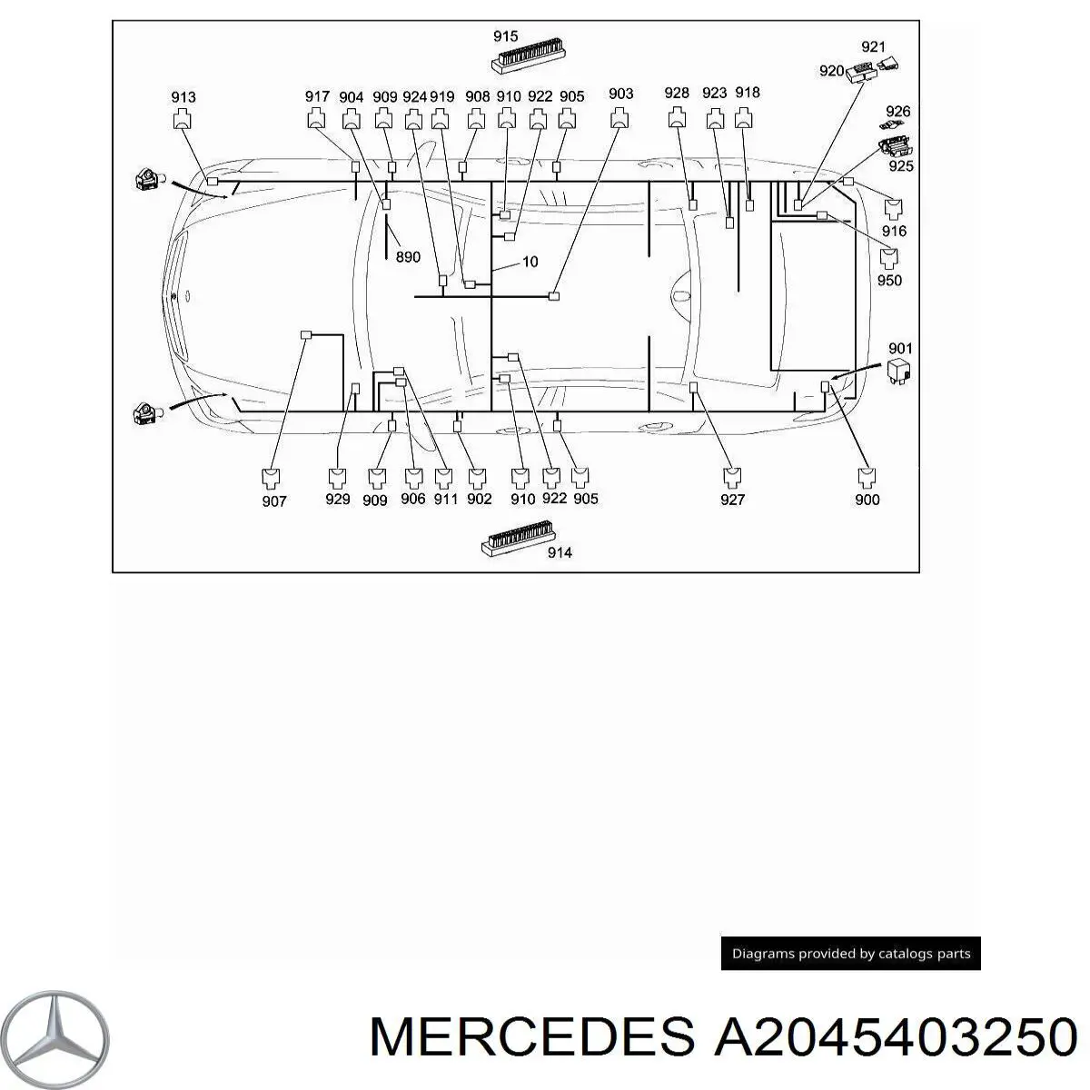 Caja fusibles Mercedes A2045403250 precio, desde 6,50 EUR