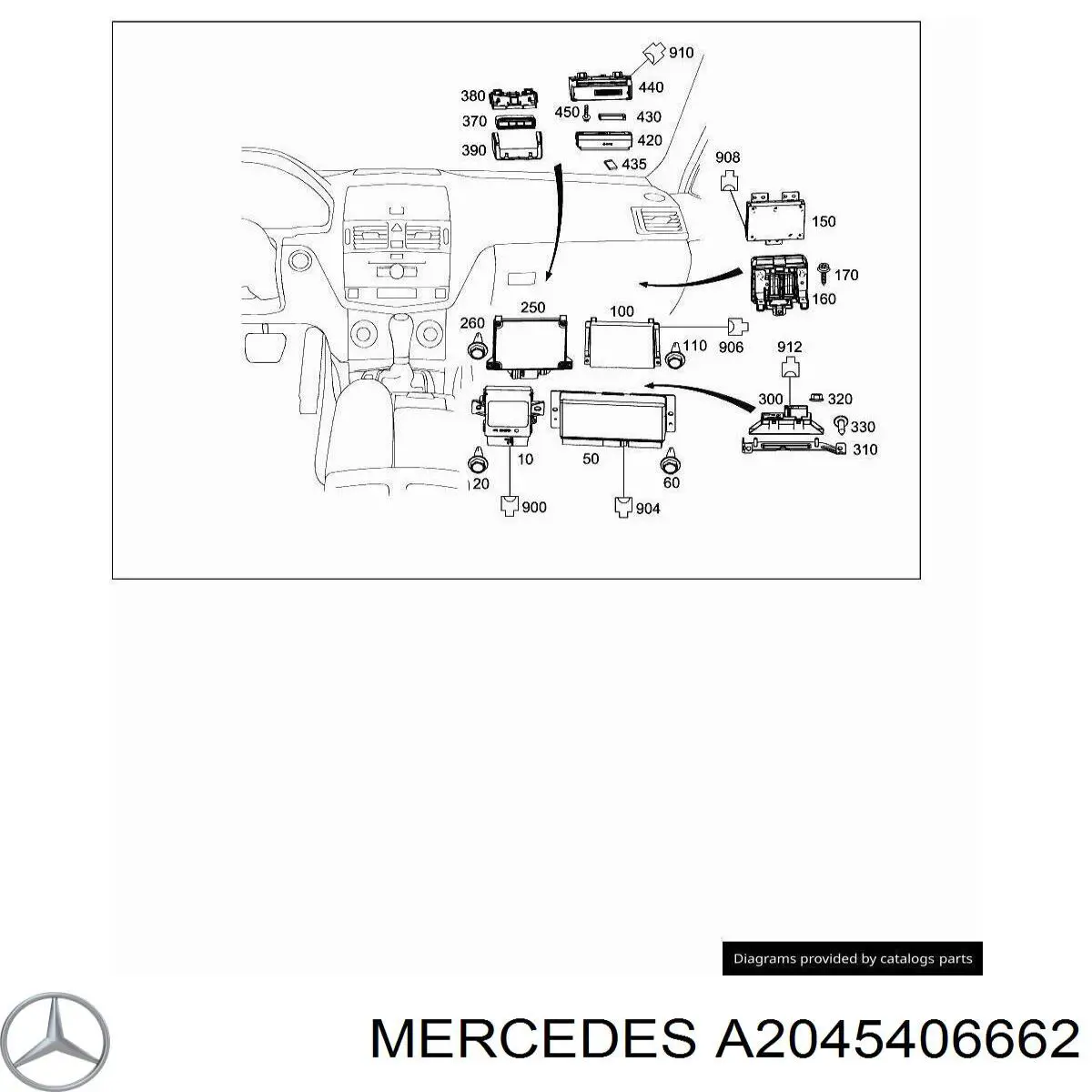  Mercedes A2045406662 precio, desde 68,24 EUR