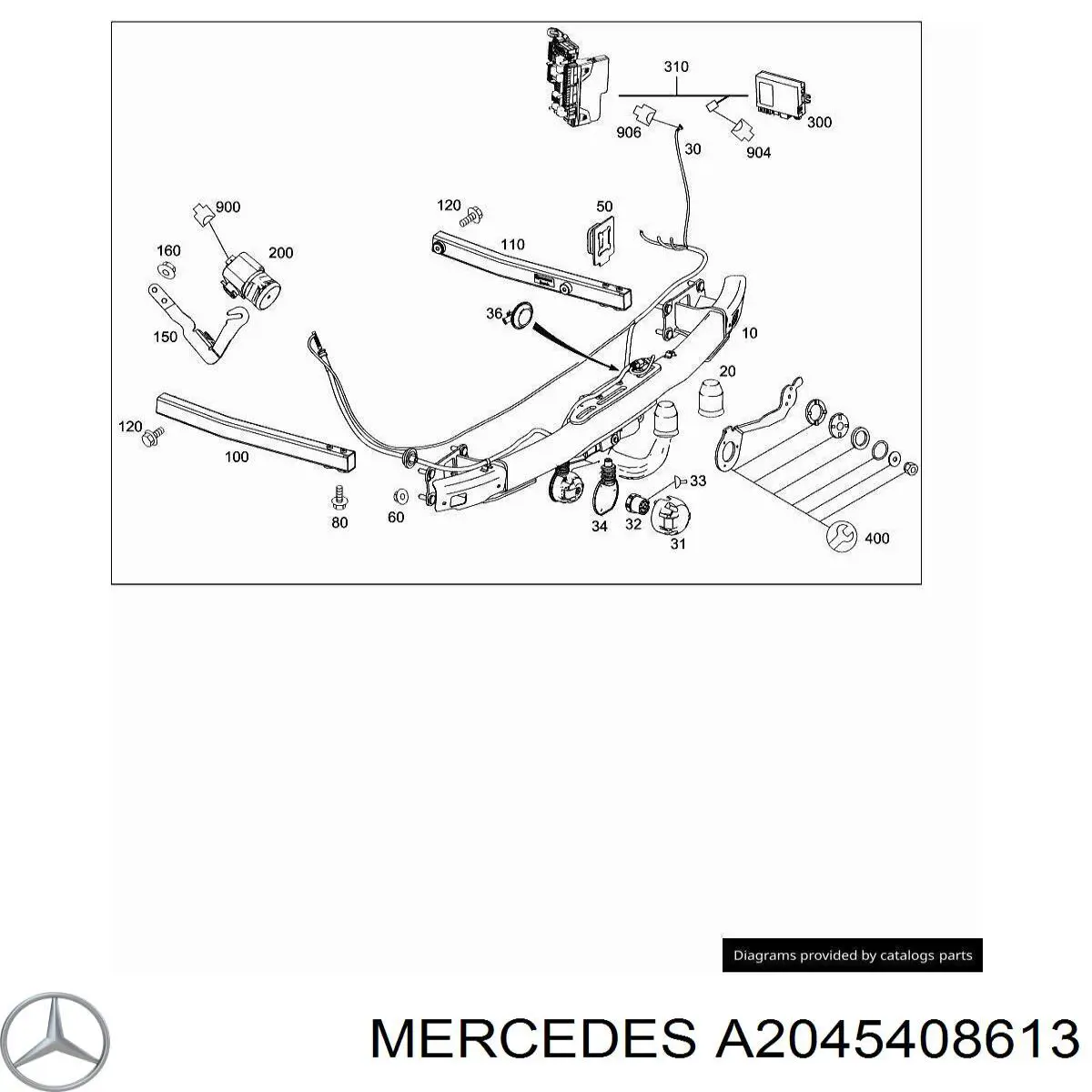 A2045408613 Mercedes 