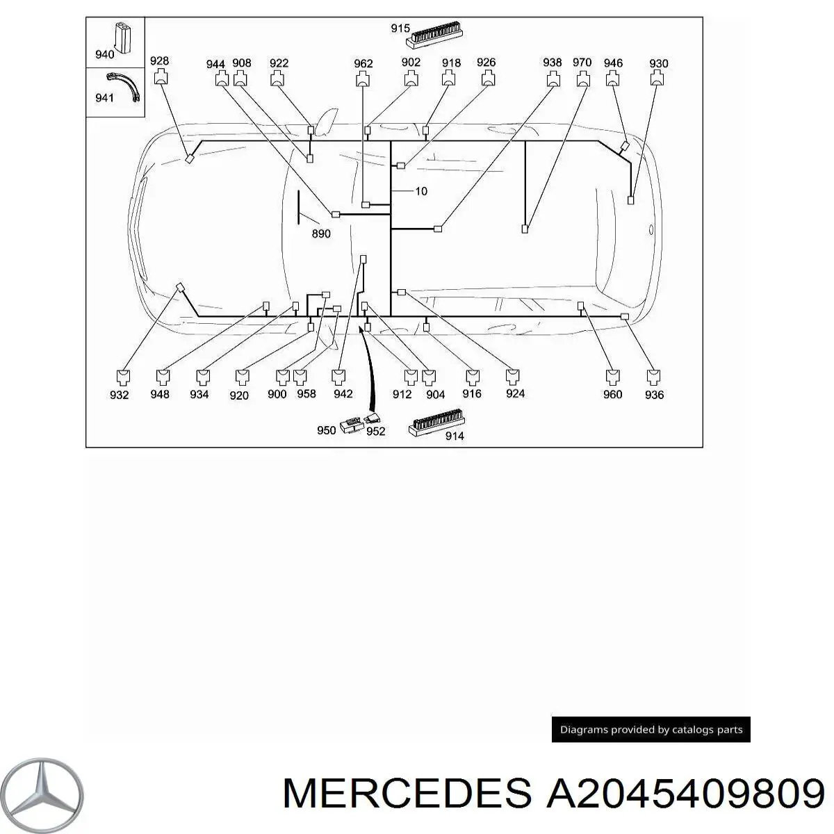 A2045409809 Mercedes