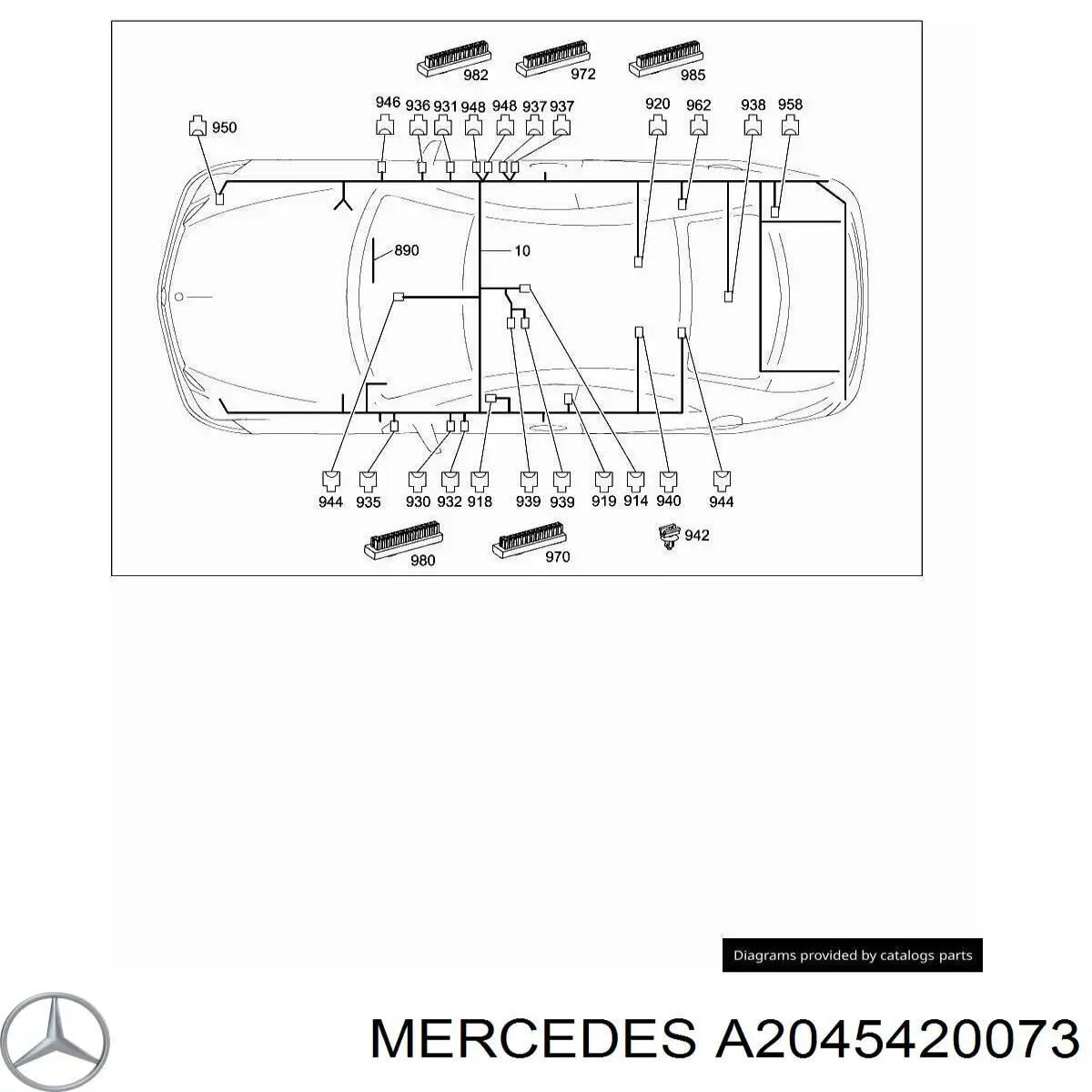  Mercedes A2045420073 precio, desde 2,33 EUR