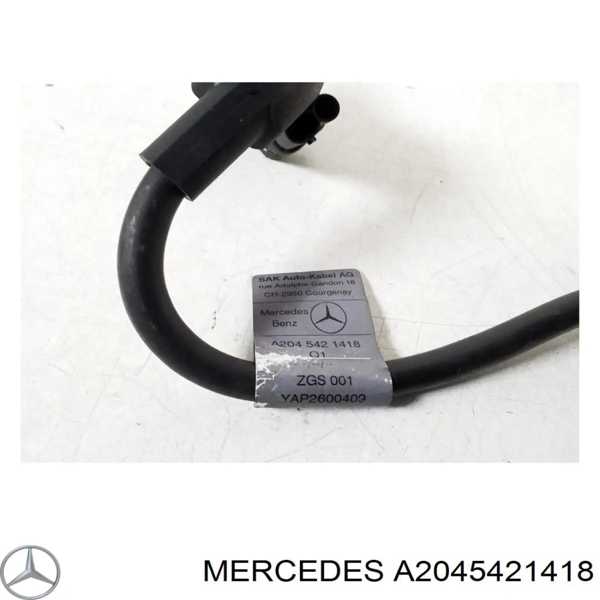 2045421418 Mercedes Cable de masa de batería