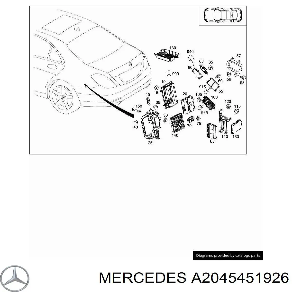  Mercedes A2045451926 precio, desde 13,58 EUR