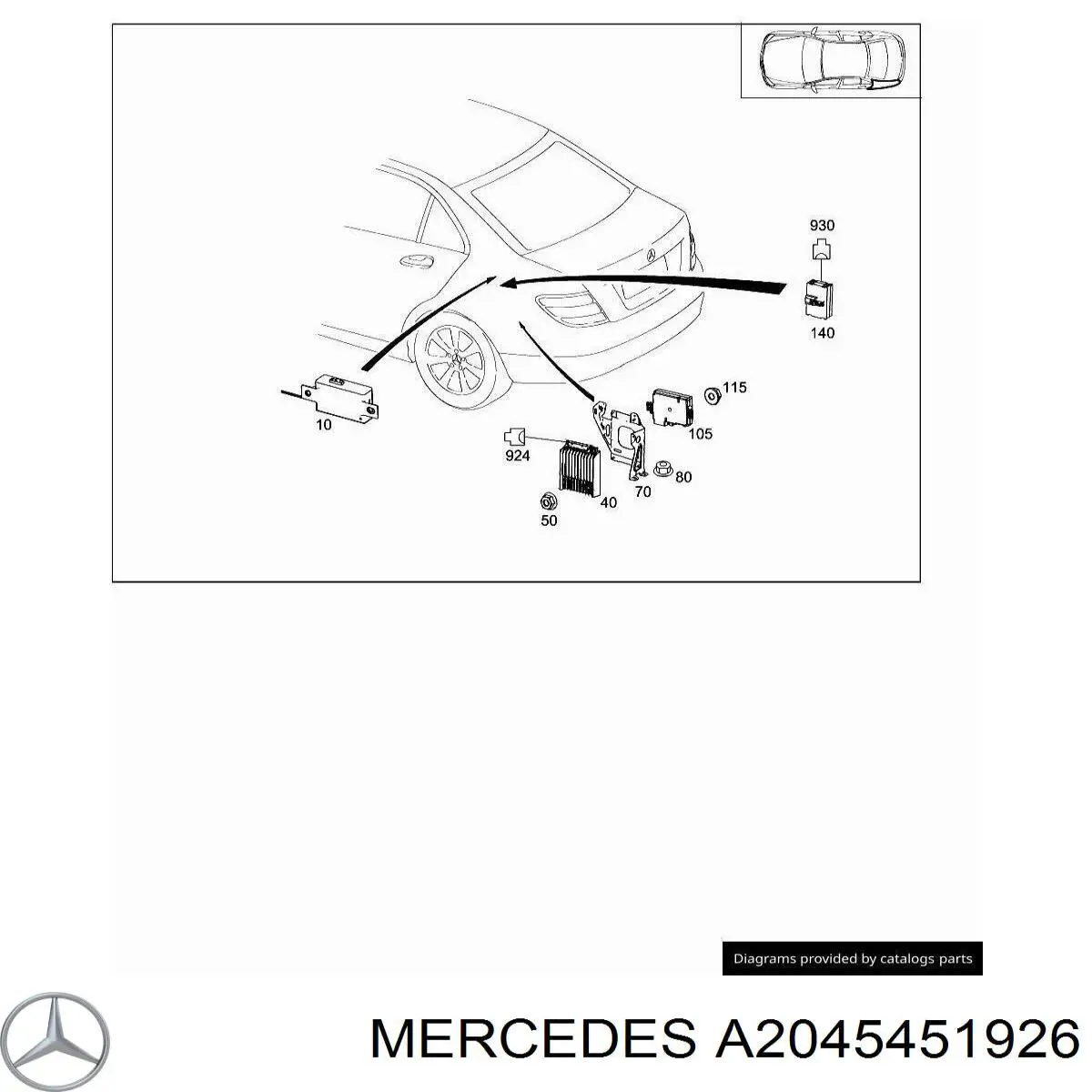 A2045451926 Mercedes