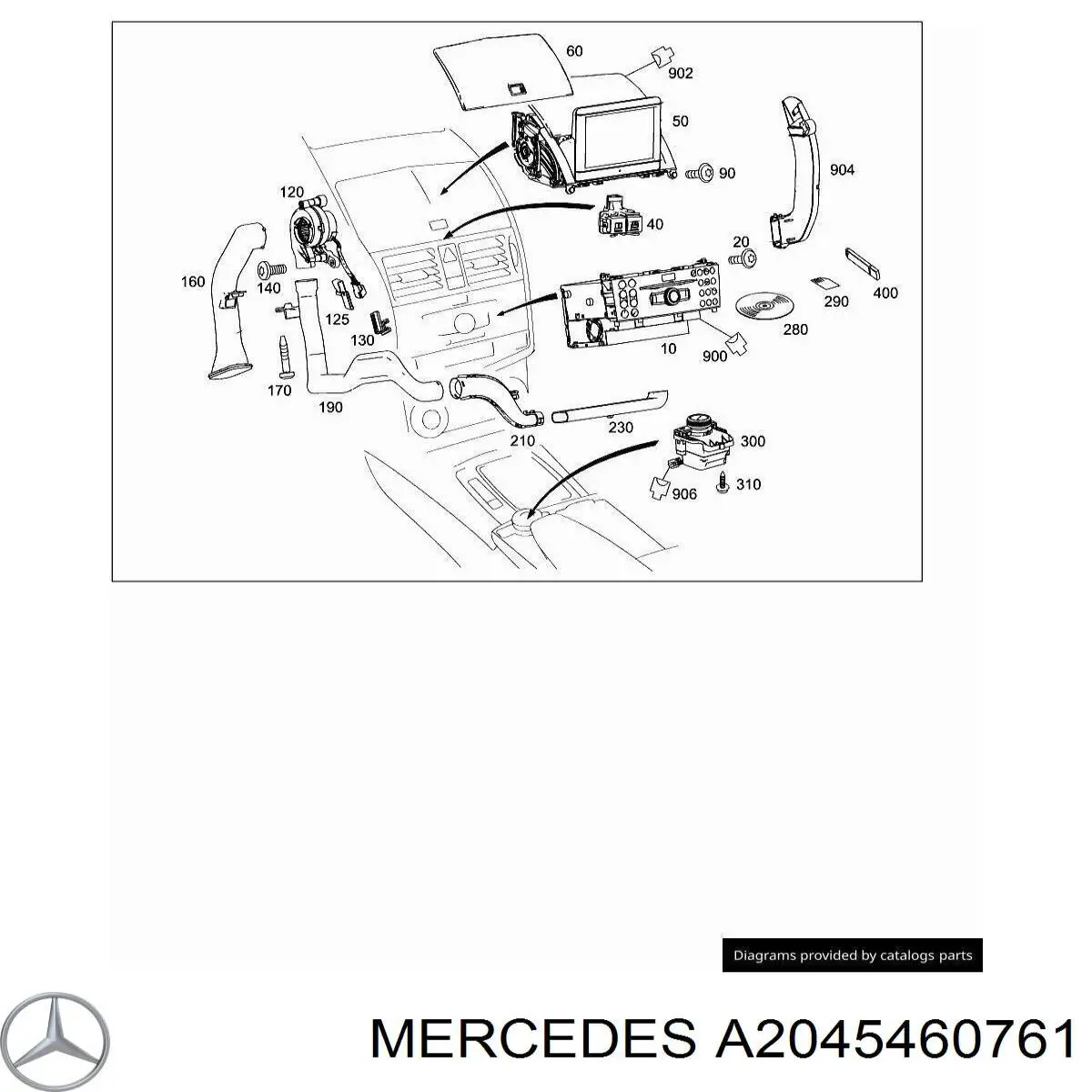  Mercedes A2045460761 precio, desde 14,13 EUR