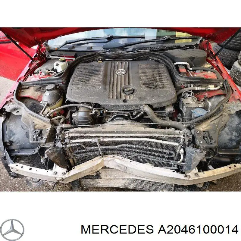 Refuerzo parachoque trasero Mercedes A2046100014