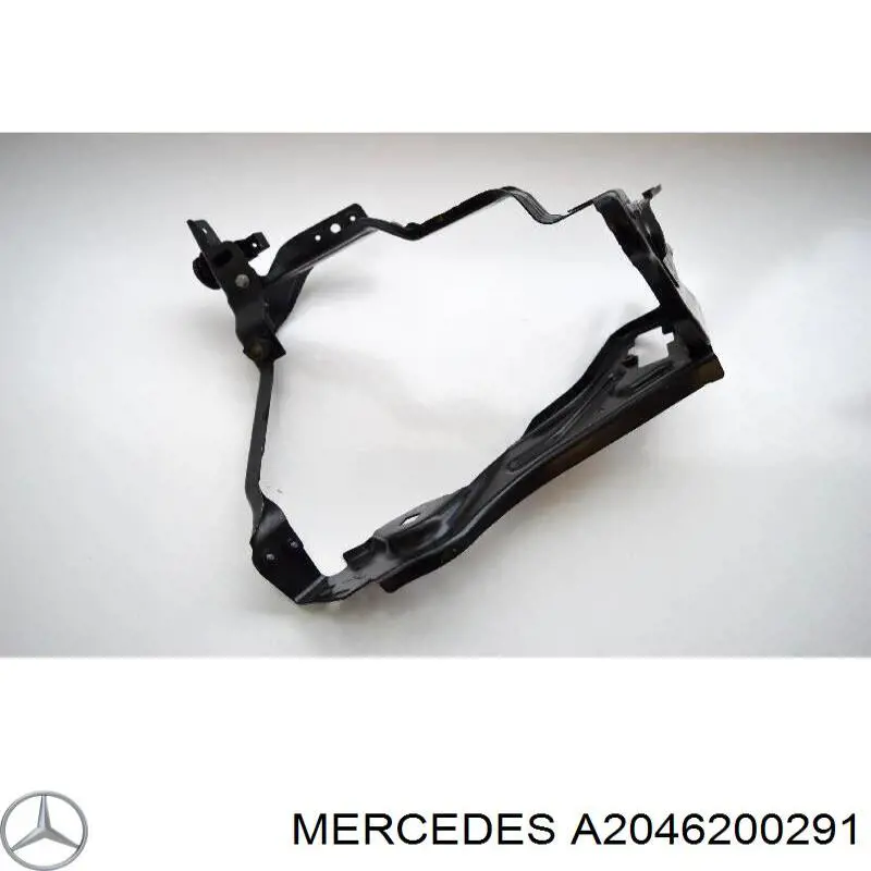 Comprar A2046200291 Mercedes Soporte derecho del radiador (panel de montaje para faros)