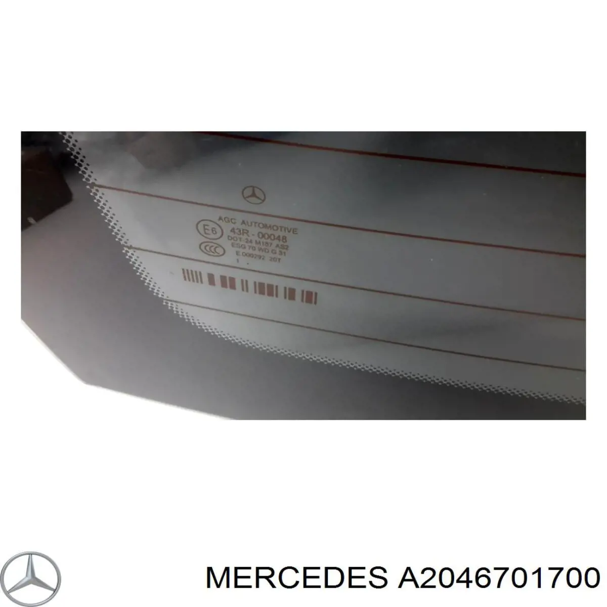 Luna trasera Mercedes A2046701700 precio, desde 511,17 EUR