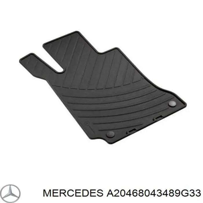 A20468043489G33 Mercedes Alfombrillas para coche