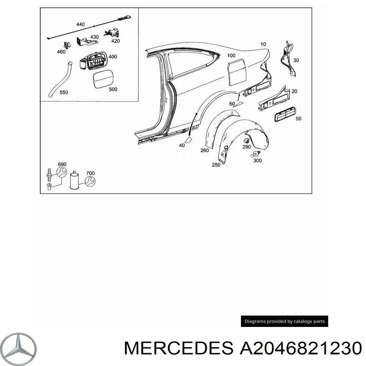 A2046821230 Mercedes 