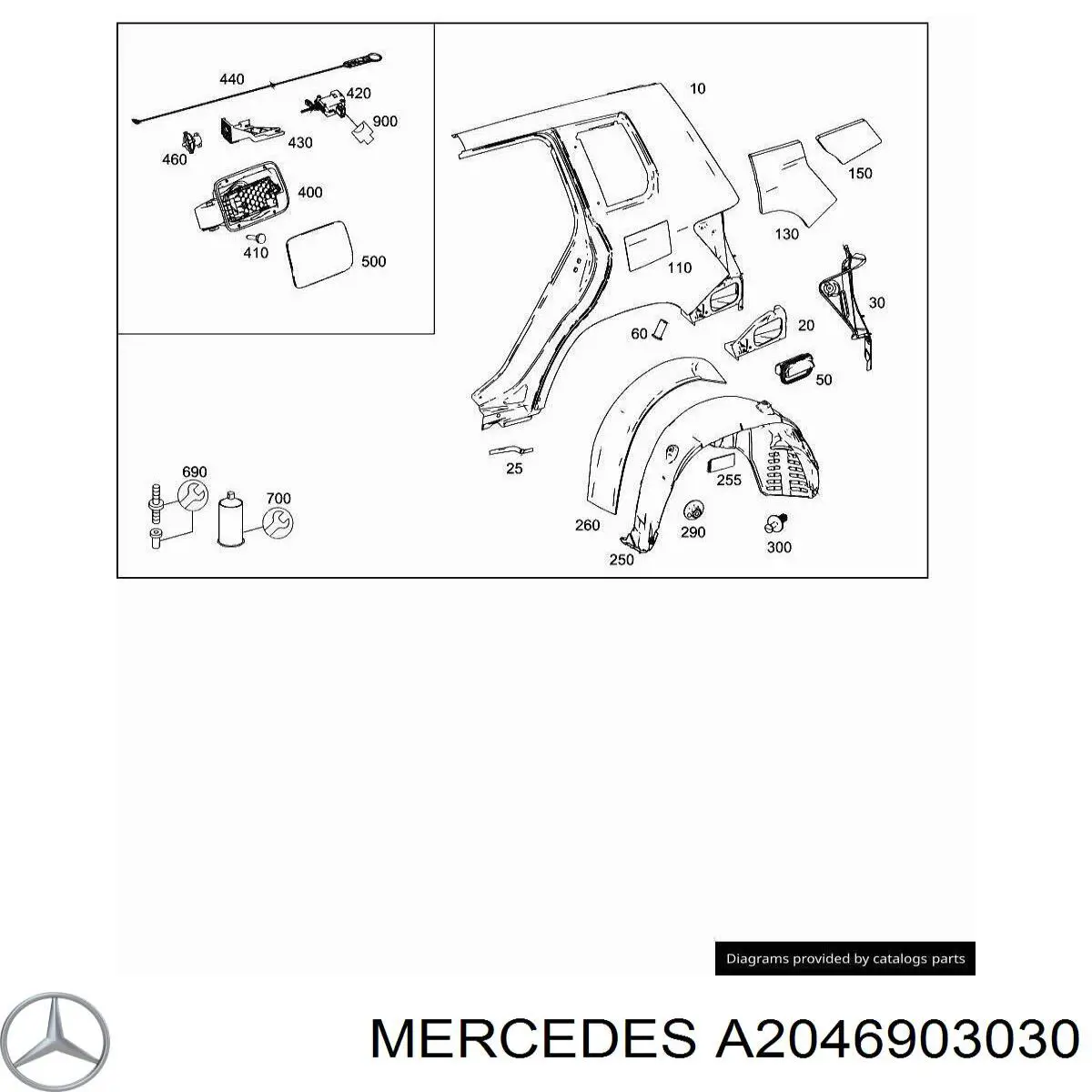 A2046903030 Mercedes