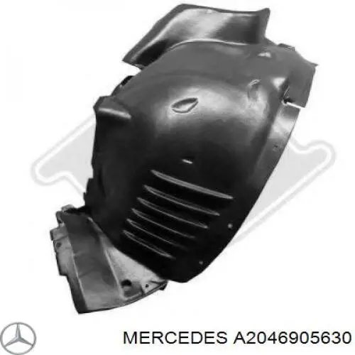 A2046905630 Mercedes Guardalodos interior delantero derecho