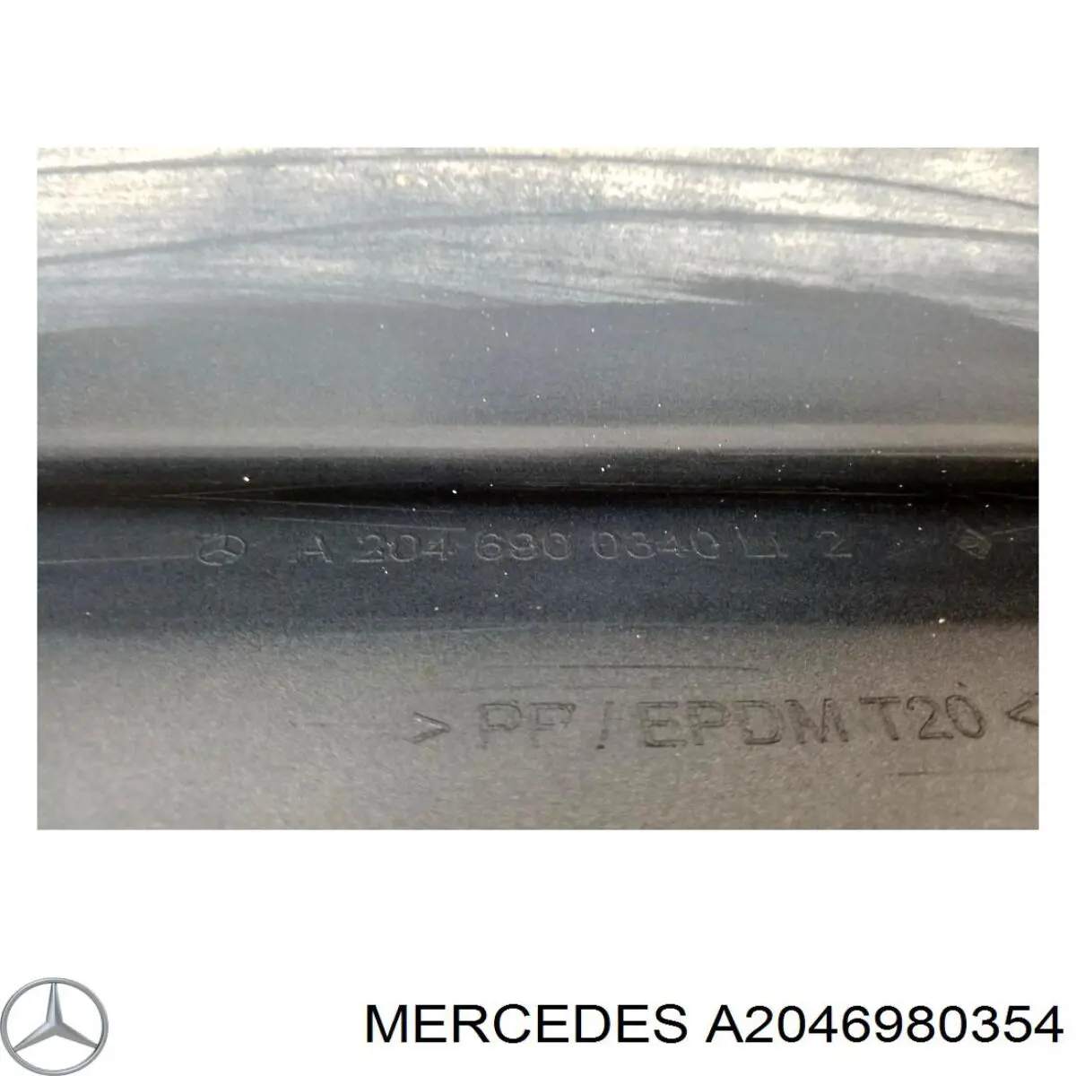 Comprar A2046980354 Mercedes Moldura de umbral exterior izquierda