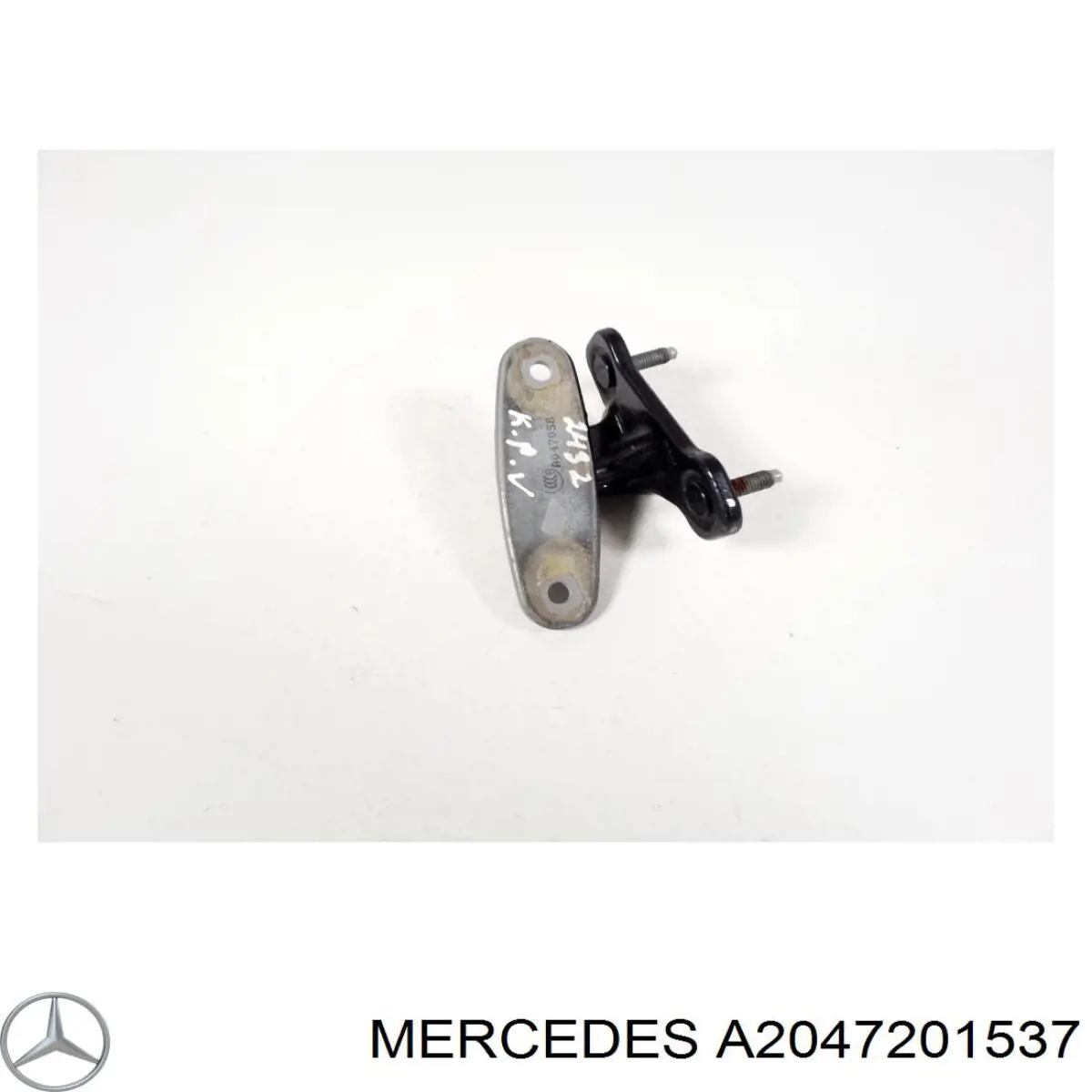 Bisagra de puerta delantera izquierda A2047201537 Mercedes